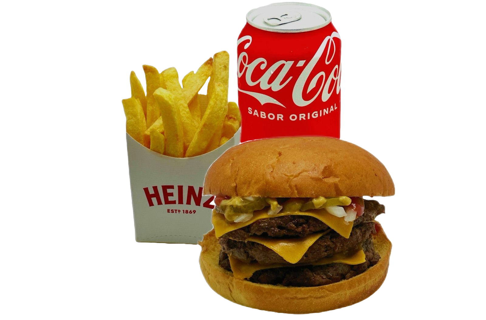 Menú Triple Cheese - 11.95€